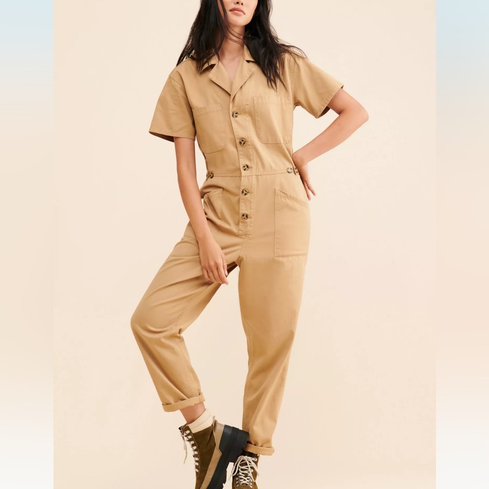 PISTOLA Grover jumpsuit in khaki